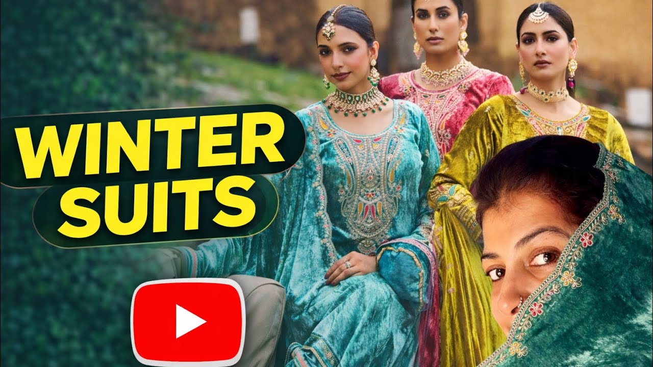 Winter Suits|Velvet Suits|Festive Wear| 