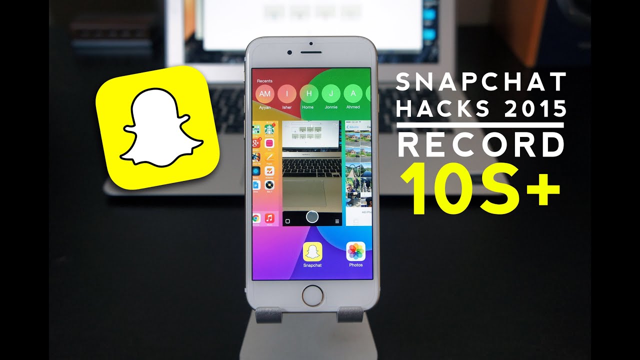 Snapchat Hacks: Record Video More Than 10 Seconds! NO JAILBREAK!