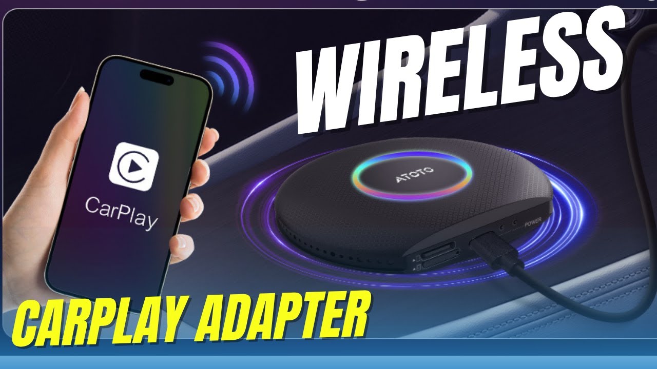 CB6 CarPlay AI Box – 2025 Upgrade Wireless CarPlay Adapter, Plug
