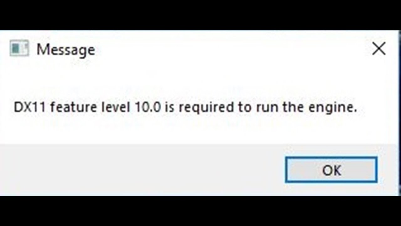 Feature level 11 1. Ошибка dx11 feature Level 10.0 is required to Run the. Ошибка dx11 feature Level 10.0 is required to Run the engine. Dx11 feature Level 10.0 is required to Run the engine. Dx11 feature Level 10.0 is required to Run the engine Ark.