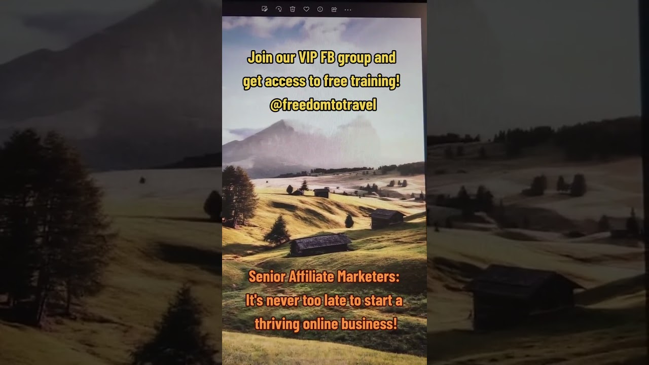 Affiliate marketing for seniors, introduction:  Never too late to start a thriving online business!