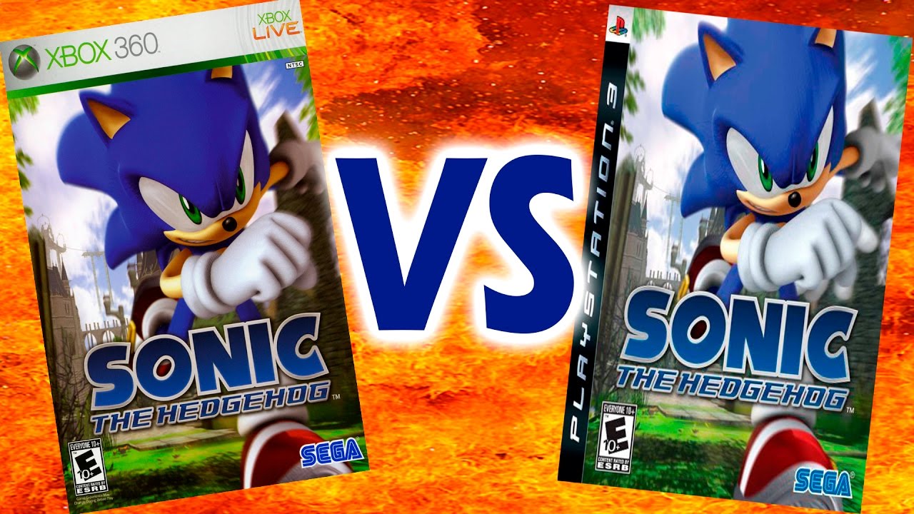 Sonic the Hedgehog 2006 Xbox 360 2 player battle race 60fps 