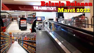 Daily vlog || Belanja Bulanan Maret 2022 || Di TransMart Yasmin Bogor