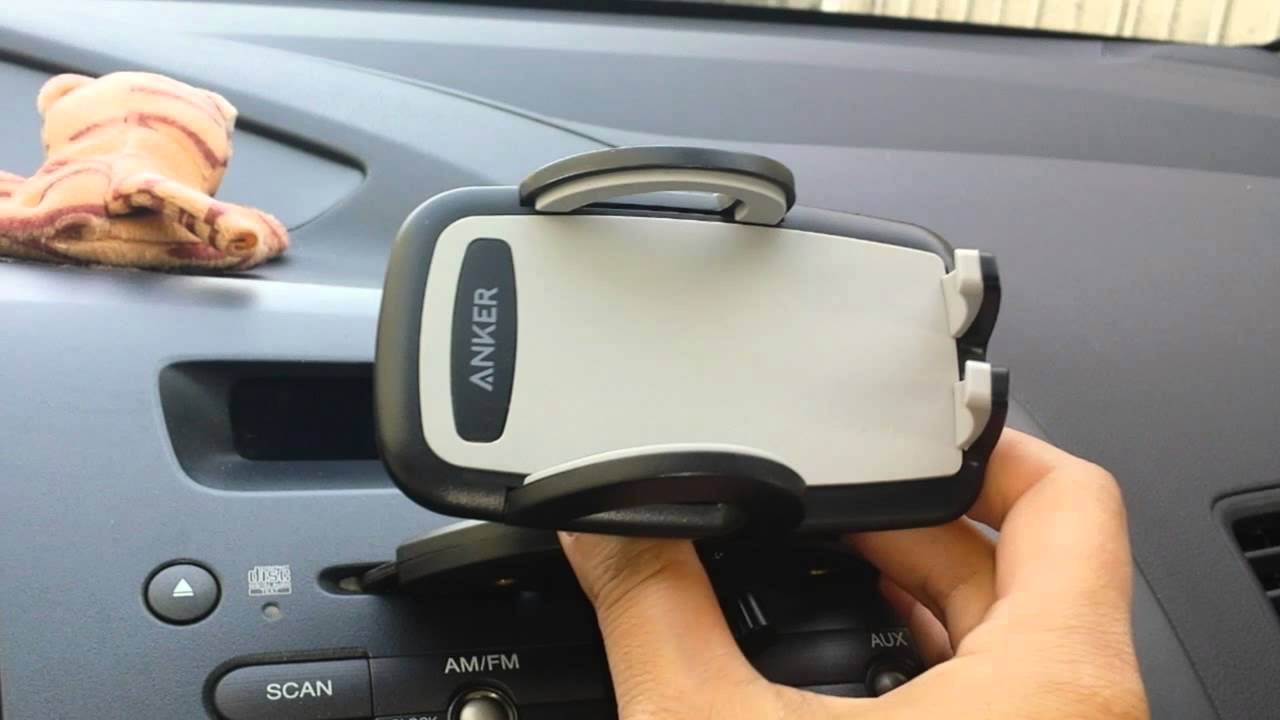 Anker CD slot mount for cellphones review on 0611 Honda Civic YouTube