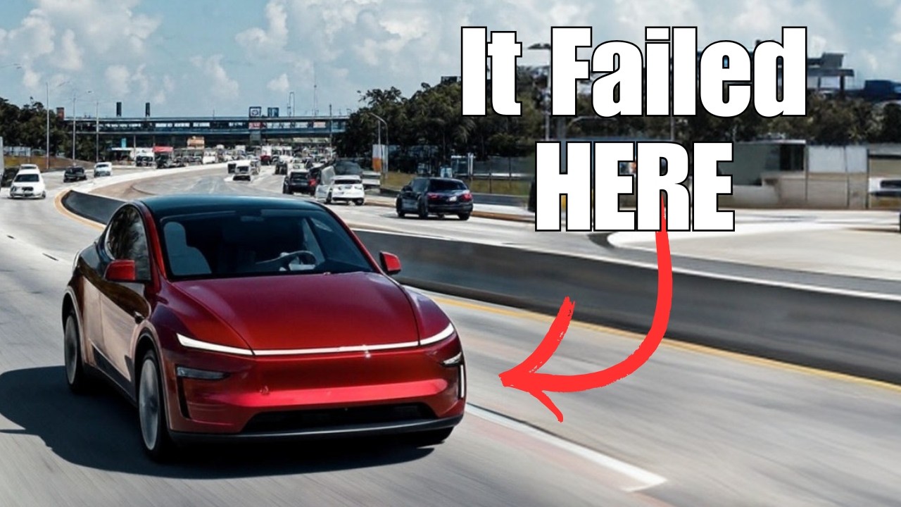 Tesla FSD проехала 12 часов подряд: вы не поверите, что её сломало