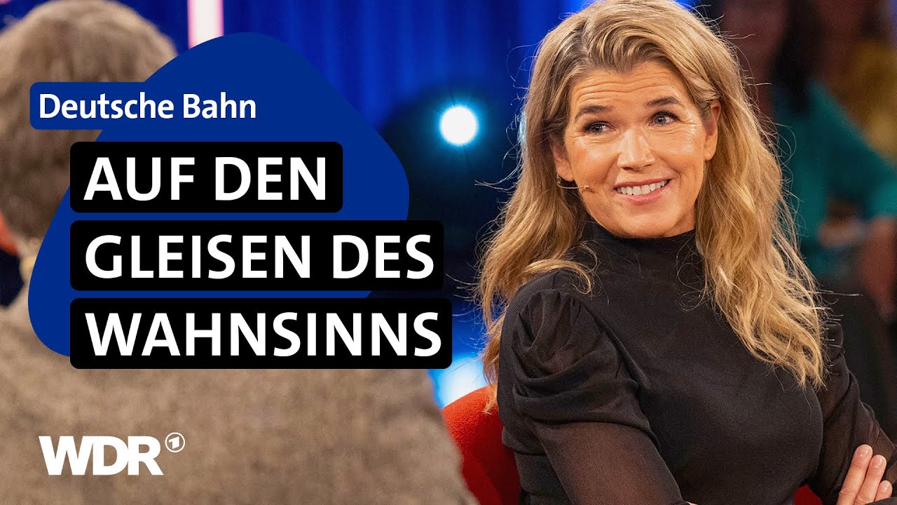 Anke Engelke: „Das Bahnpersonal kriegt alles ab und kann nichts dafür!“ | Kölner Treff | WDR