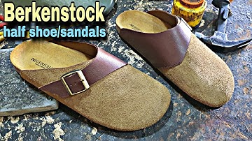 Birkenstock Inspired Half Shoe Making – Complete Handmade Footwear Guide