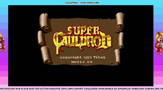 !! EXCLU !! SUPER CAULDRON (AMIGA) WITCH RUN N GUN ACTION SHOOTER HARD MODE