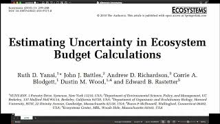 Uncertainty in allometric equations