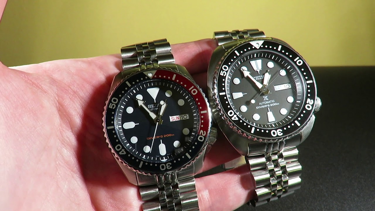 Seiko SKX009 VS Seiko Turtle SRP777 Iconic Affordable Diving Watch Duel! -  YouTube