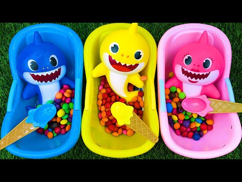 Satisfying Asmr L Magic Bathtubs With Rainbow Kinetic Sand MxM's x Skittles Candy Mixing Cutting