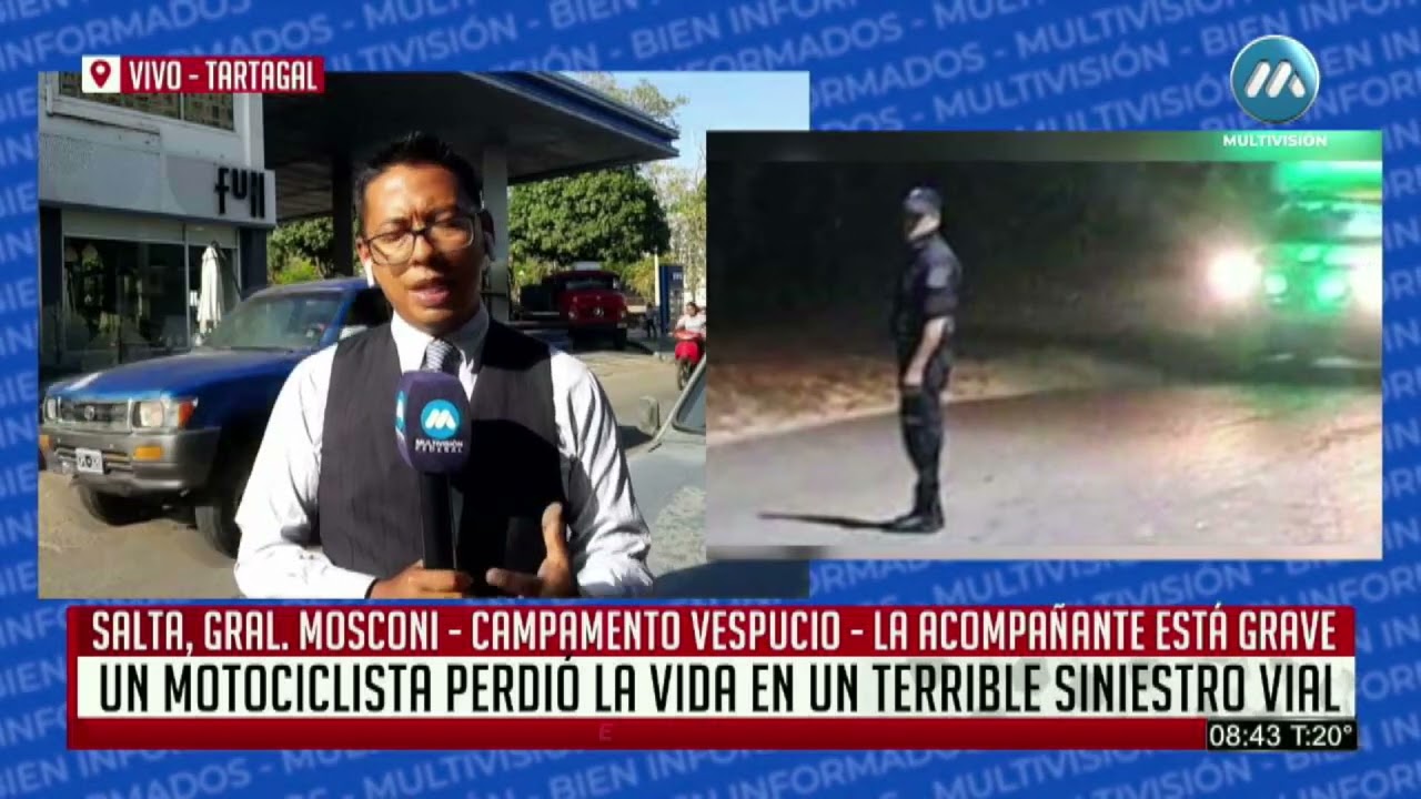 Un hombre perdió la vida en un siniestro vial y su joven acompañante se ...