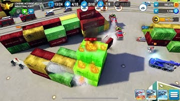 EMERGENCY HQ: Elite Responder Mission #15 "Loading Accident  at the industrial Port!"