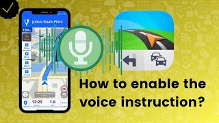 How to enable the voice instruction on Sygic GPS? screenshot 5