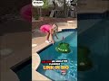 Poolside practice session unlocked! 🤯 Take your golf swing where the water is! 🏌️‍♂️