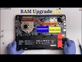 MSI Modern 14 B11MOU / RAM Upgrade / Disassembly And Assembly