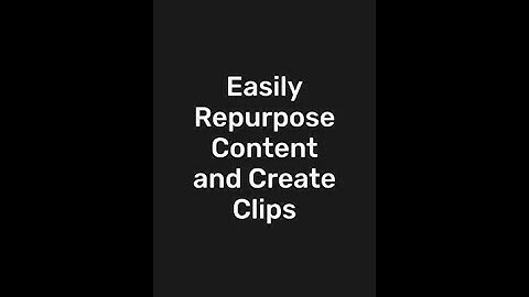 Repurpose Content | Simplified