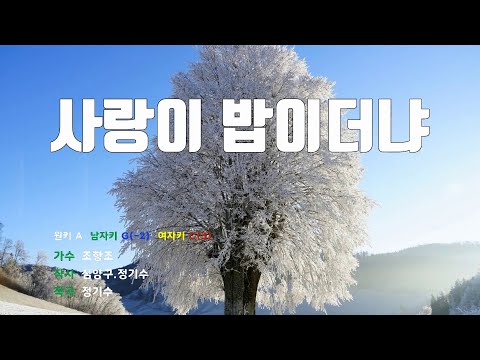 [은성 반주기] 사랑이밥이더냐 - 조항조