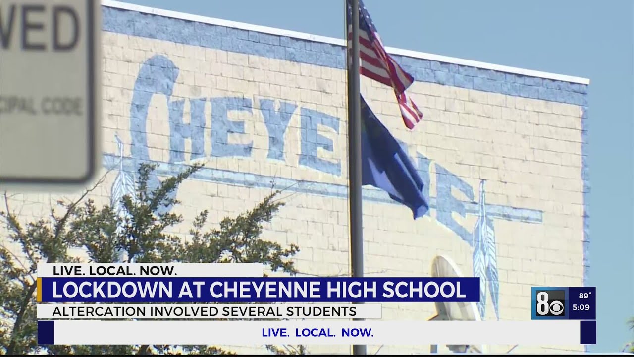Cheyenne High School put on lockdown due to incident 'involving several students,' principal says