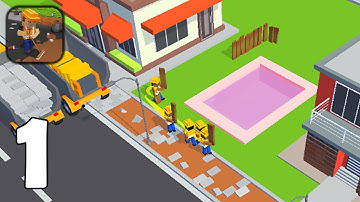 Cleaning Idle - Gameplay Walkthrough Part 1 - Manage Cleaning Crews & Earn Idle Cash (iOS, Android)