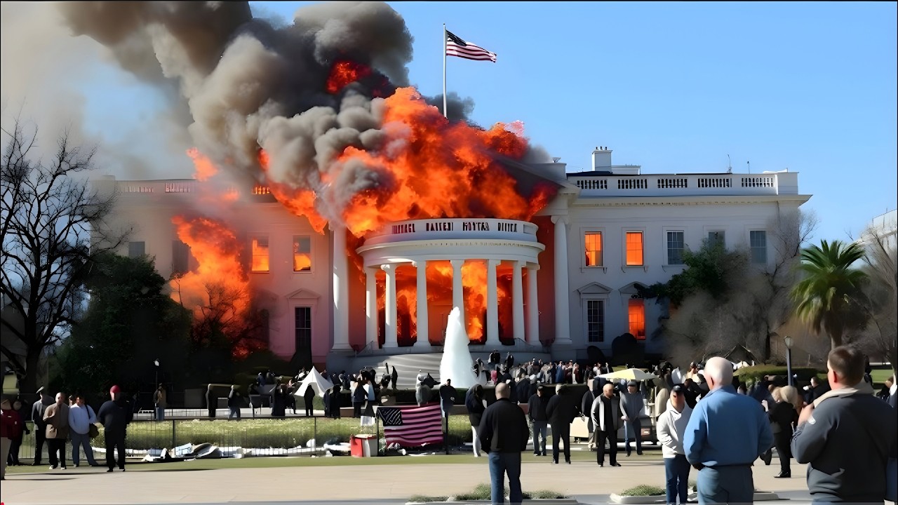 13 минут назад президентский дворец США в Вашингтоне был жестоко разрушен ро