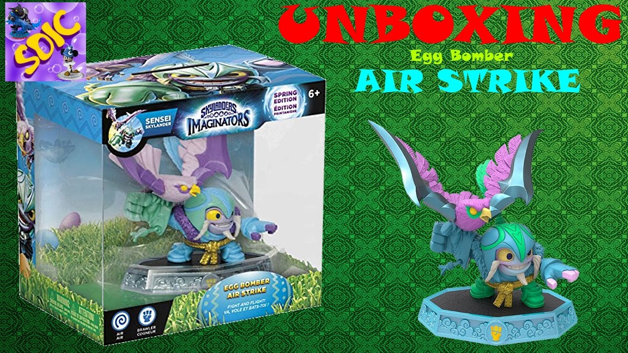 UNBOXING Skylanders Imaginators EGG BOMBER AIR STRIKE