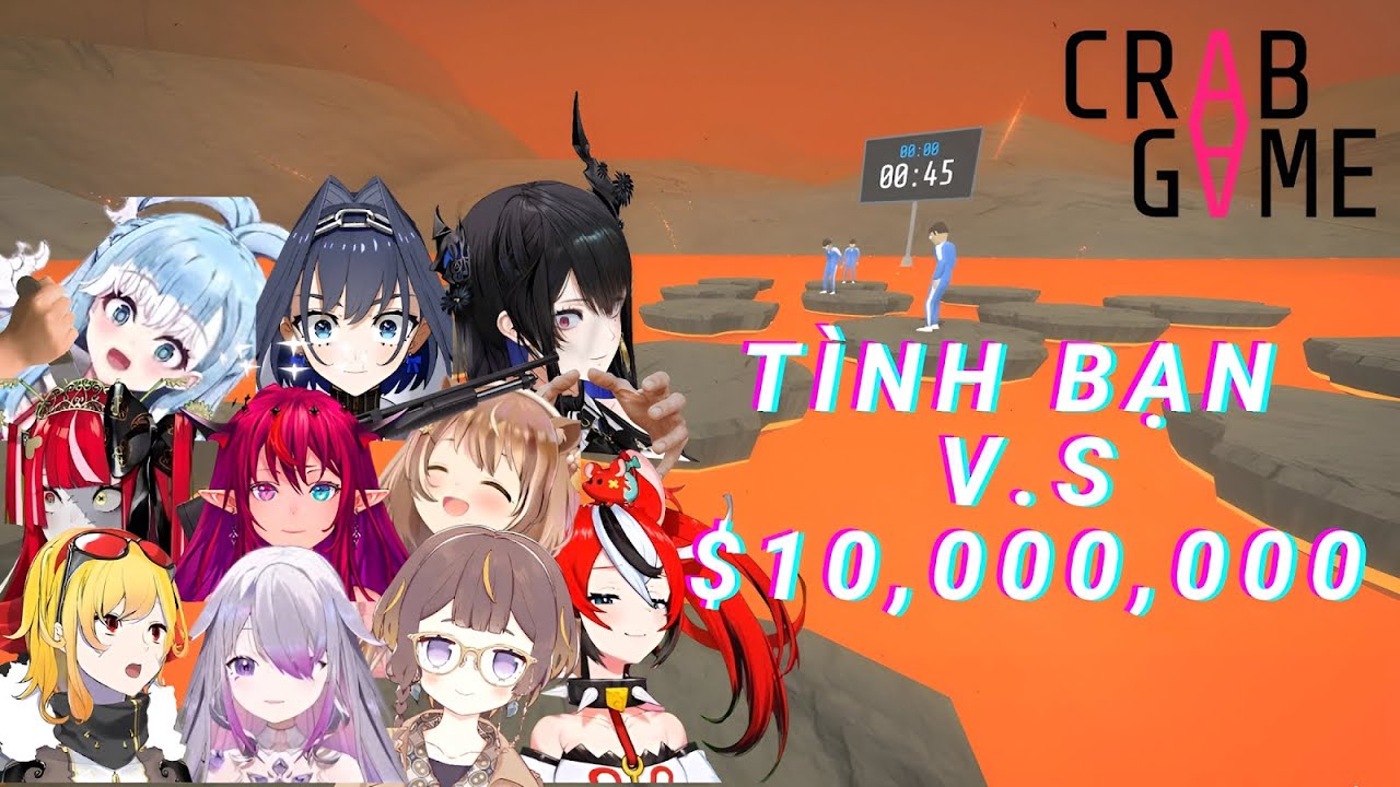 【HOLOLIVE VIETSUB】Crab game: Liệu tình bạn có chiến thắng đồng tiền? (Full pov)