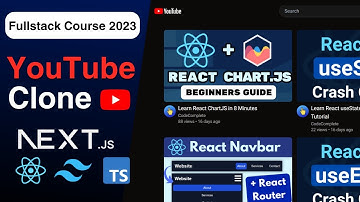 Full Stack YouTube Clone: Next.js 13 App Router, React, MongoDB, Tailwind, Typescript