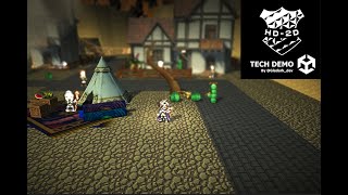 HD-2D art-style in Unity (Tech demo) by Javier Mollá García (full video)