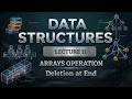 Deletion at End in Array | Data Structures | Algorithm, Example #ugcnet #gate #dsa#computerscience