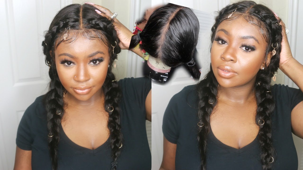 How To: Dutch/French Braid Your Own Hair | Full Lace Wig | Eayon Hair ...