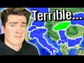 American tries drawing europe from memory