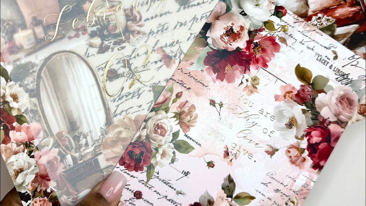 Февраль 2026 | Graceful Muse Paperie | Декоративный набор
