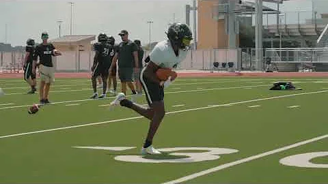 The Best Freshman WR In The Nation ! | Mic'd up wi...