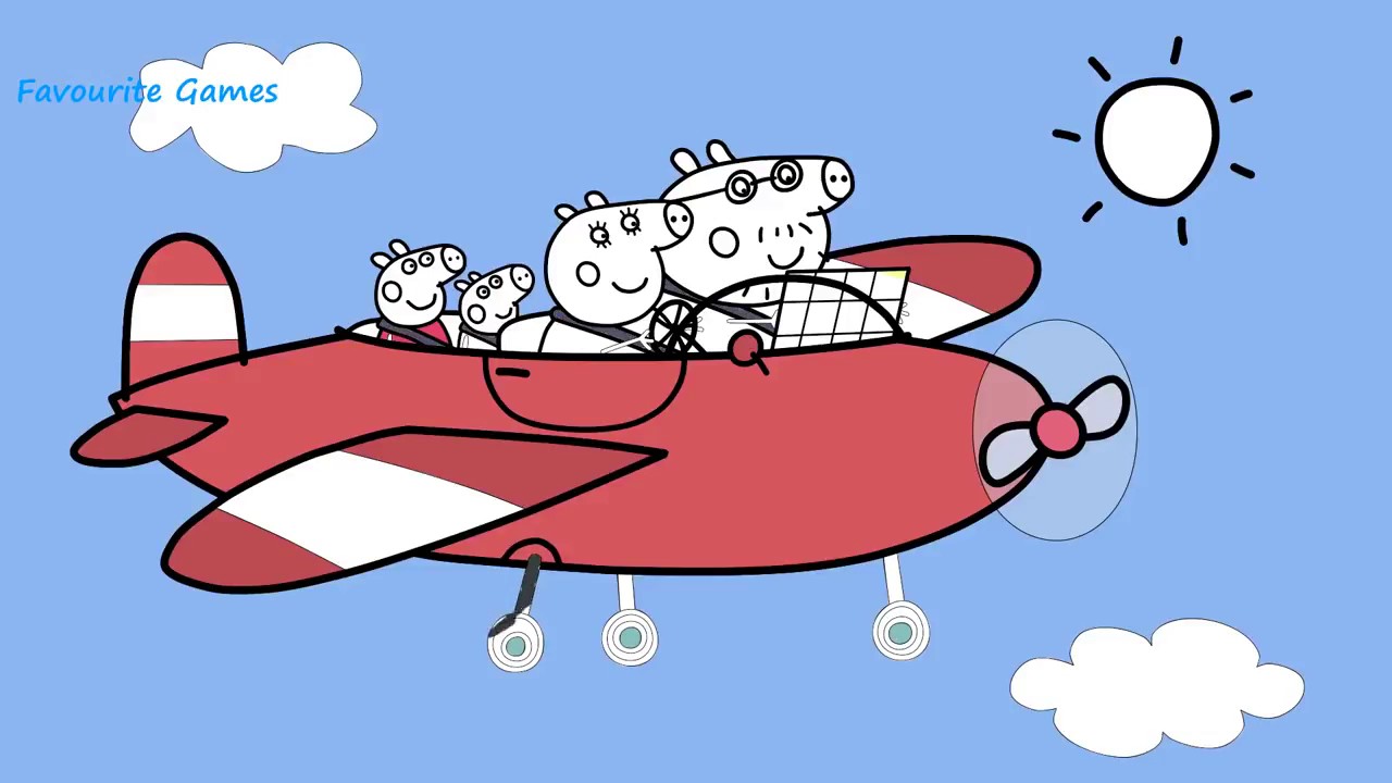 Pages  Colorier Livre De Coloriage Peppa Pig Peppa Pig Peppa Pig Family Goes A Journey