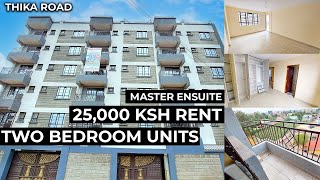 MODERN TWO BEDROOM APARTMENT TOUR | 25K RENT IN KIAMUMBI ALONG THIKA ROAD NEAR JACARANDA GARDENS