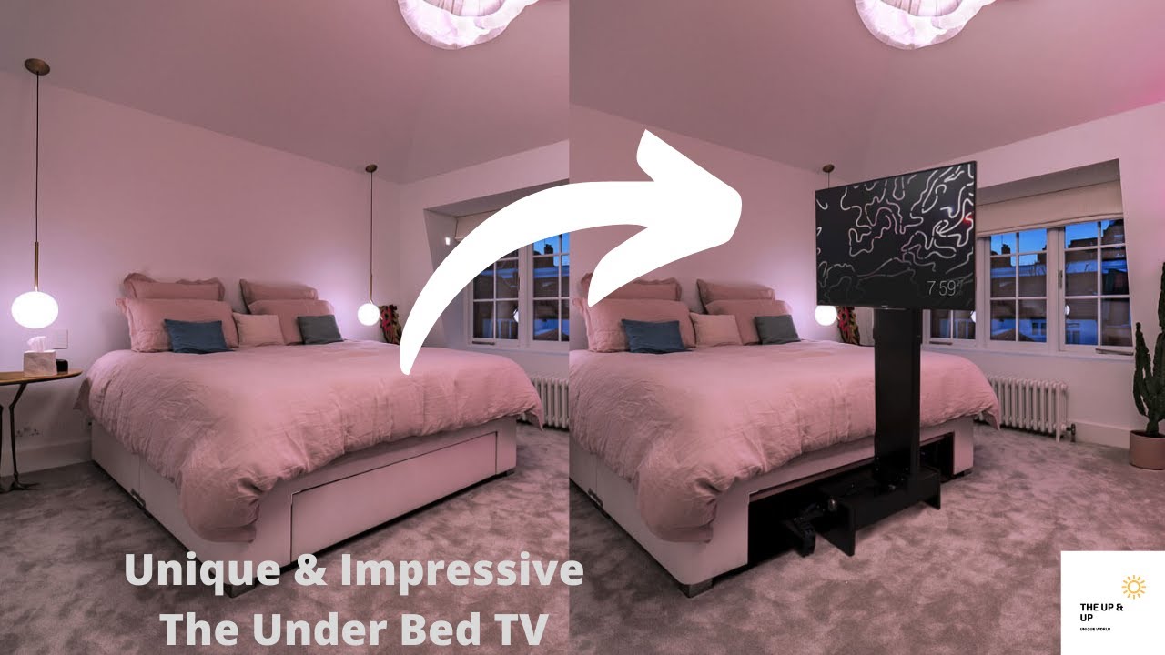 Space Saving & Unique Furniture Ideas for Small Apartments TV UNDER