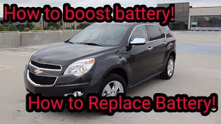 Chevrolet Equinox Battery Replacement Boost Point