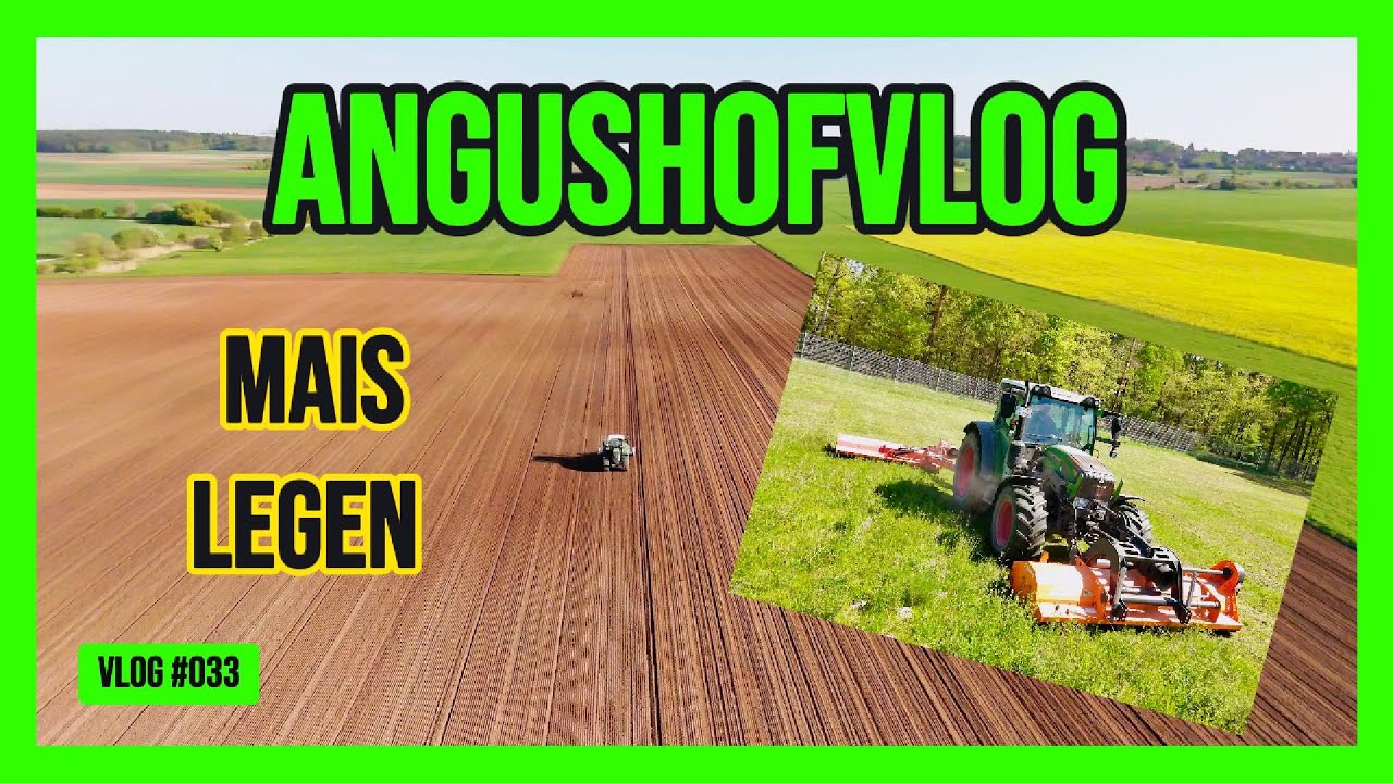 AngushofVlog #033: Auf dem Feld unterwegs, und Mulchen.