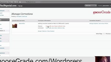 gooseGrade Wordpress Plugin