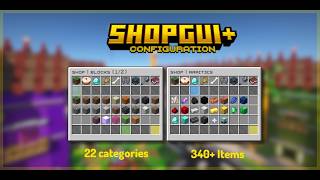 🛒 ShopGui+ Config | Modern UI Default SHOWCASE