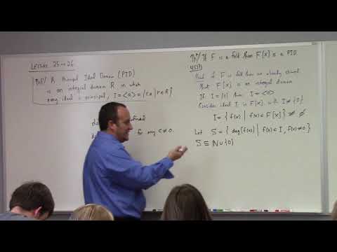 Abstract Algebra: PIDs,