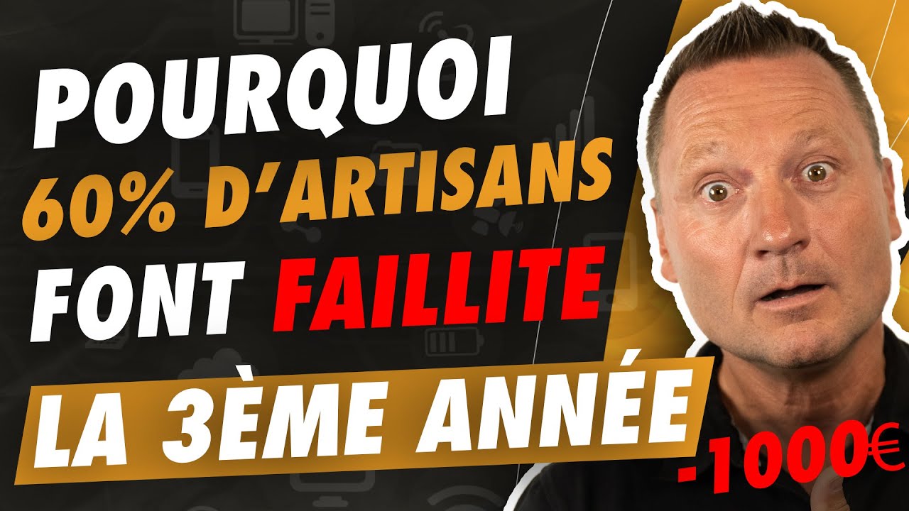 Pourquoi 60 % des artisans font faillite la troisième année ?
