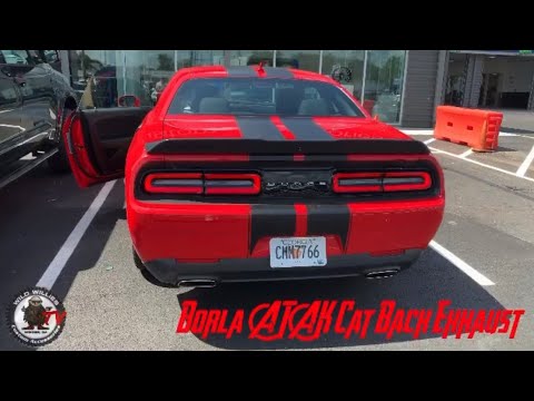 Borla ATAK Exhaust Dodge Challenger GT V6 Cat Back 2019 