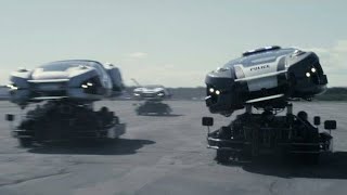 Total Recall Police Car Chase Fight Scene 2012 Total Recall All In One Spoilers