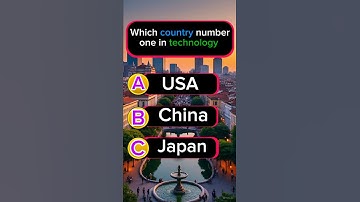 which country number one in technology | World knowledge quiz | quiz short #shorts #educational