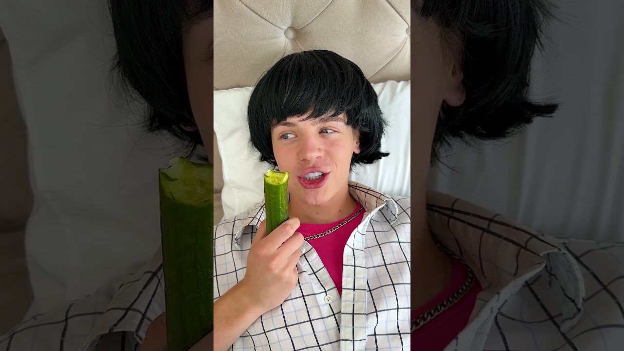 Loud Cucumber Crunch ASMR 😱🥒
