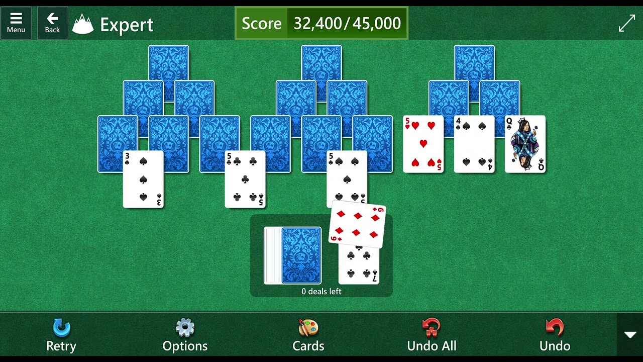 MSN Games - Microsoft TriPeaks Solitaire