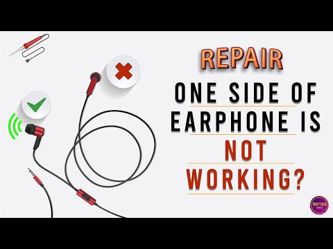 Repair Earphones Headphone if one side is not working Repair Earphone Fix your earphone