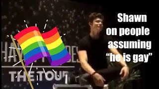 Shawn mendes on people assuming he's gay (Q&A & Snapchat)